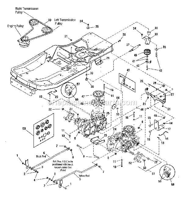 craftsman zts 7500 parts diagram