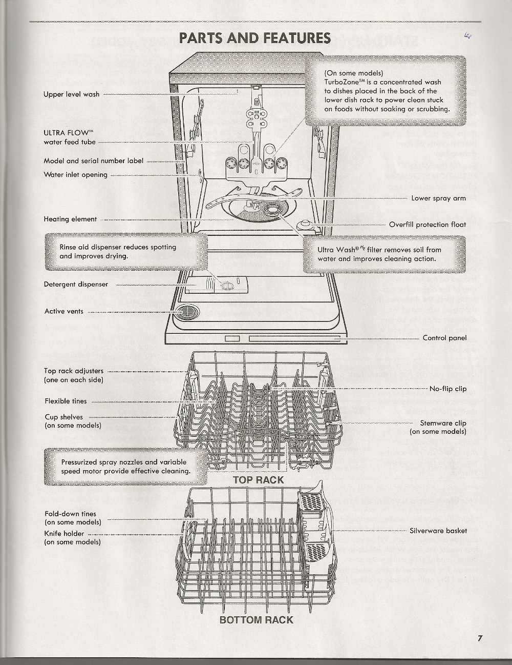 kenmore ultra wash dishwasher model 665 parts diagram