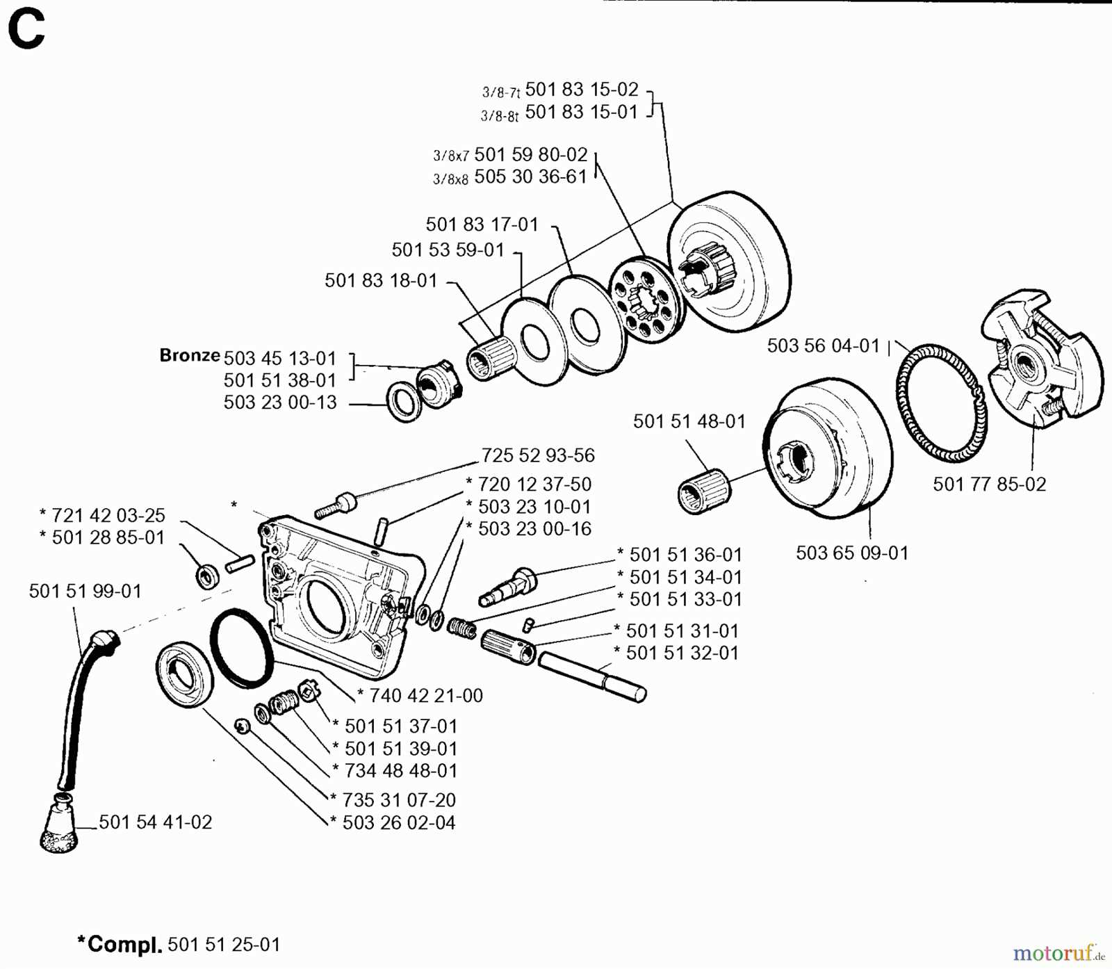 husqvarna 61 parts diagram