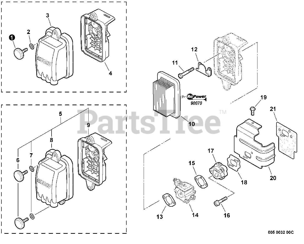 echo pb 770t parts diagram