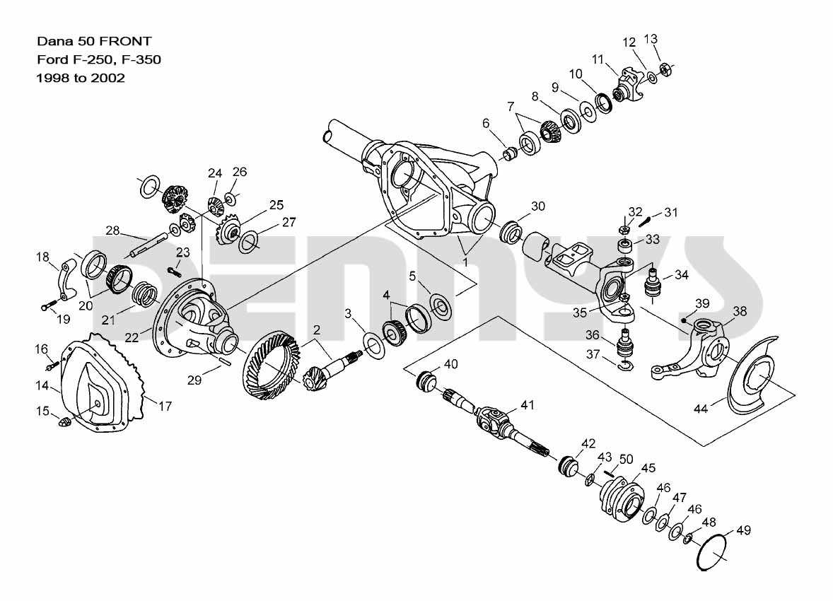 ford f350 parts diagram