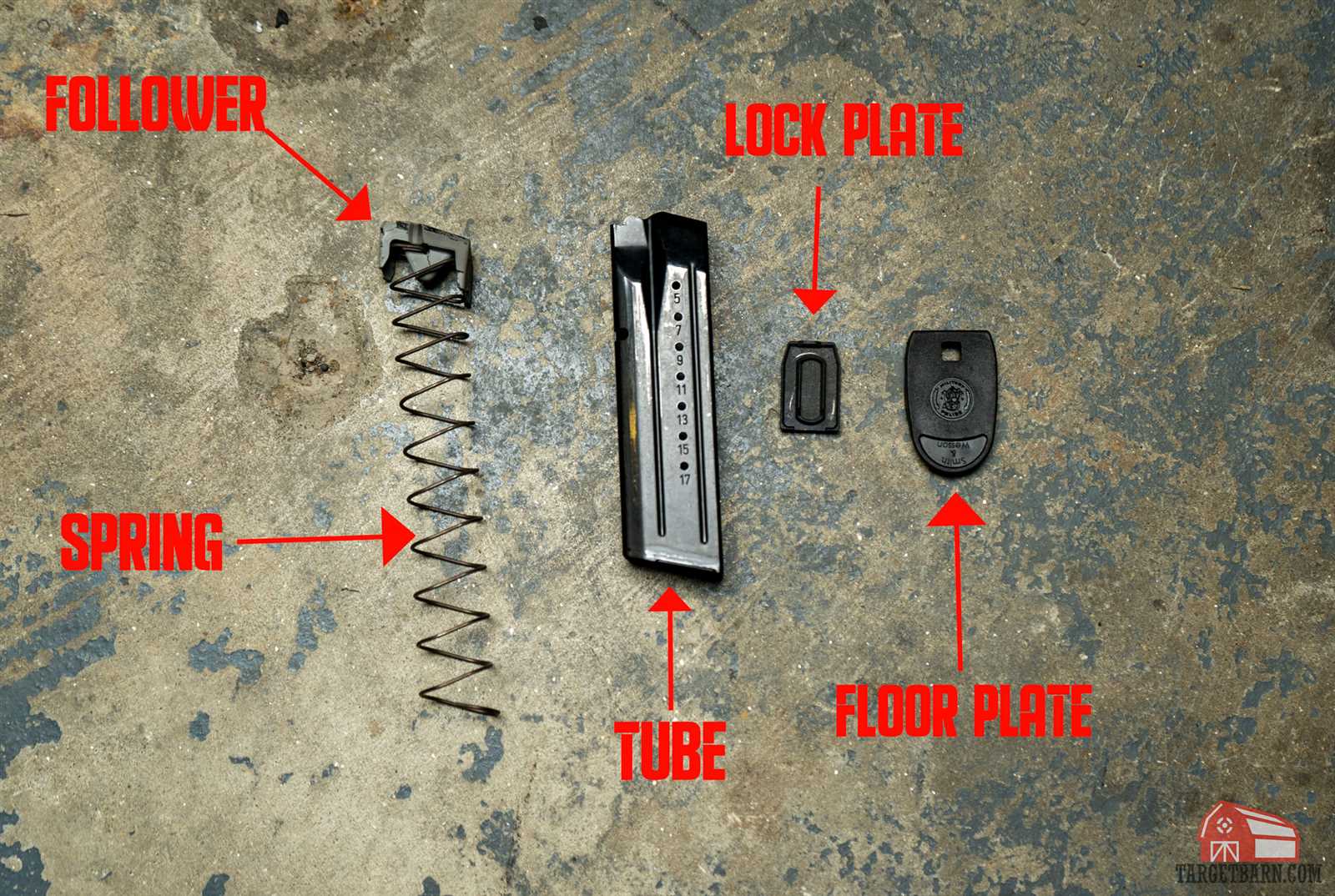 glock trigger parts diagram