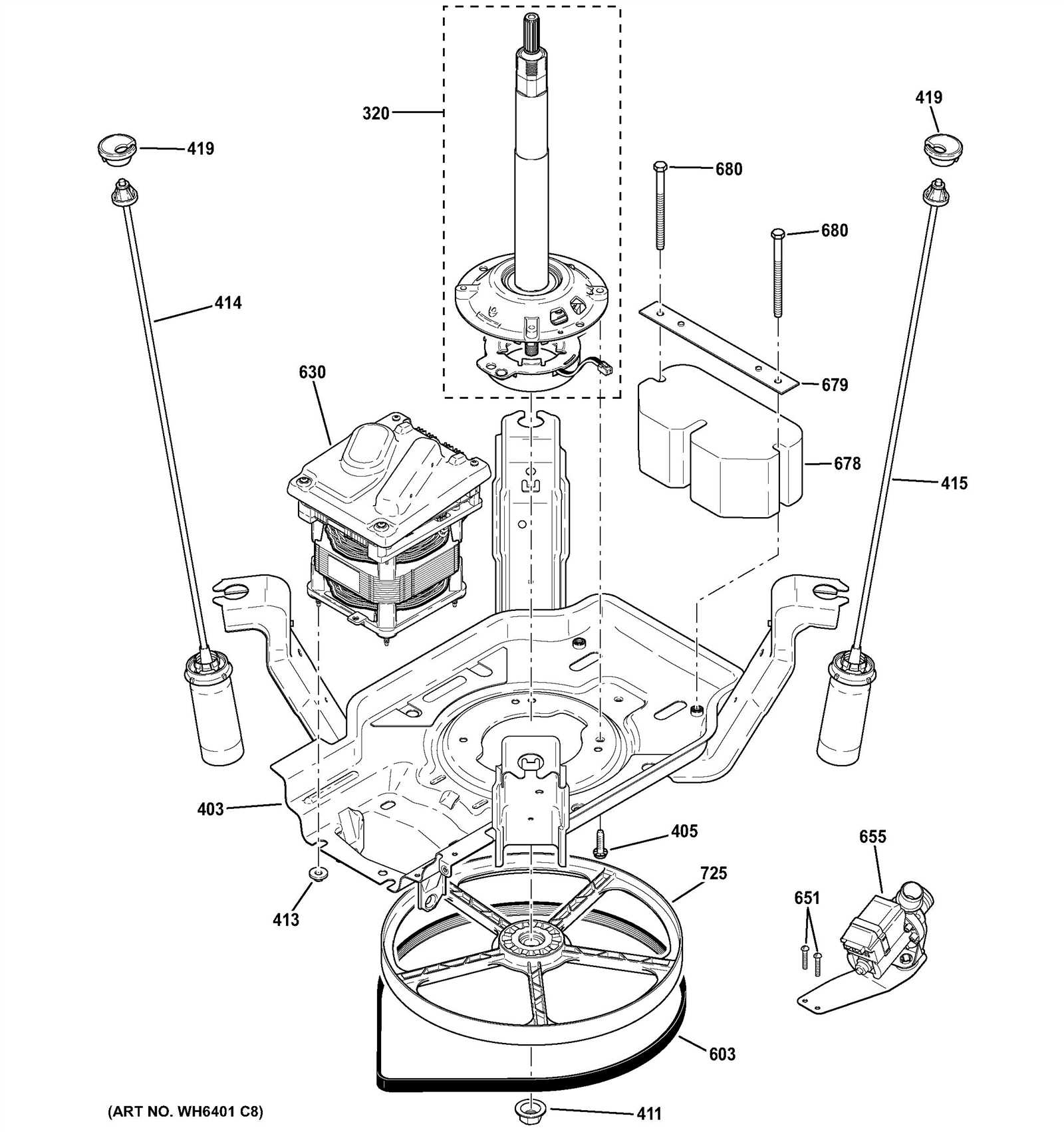 ge washer parts diagram