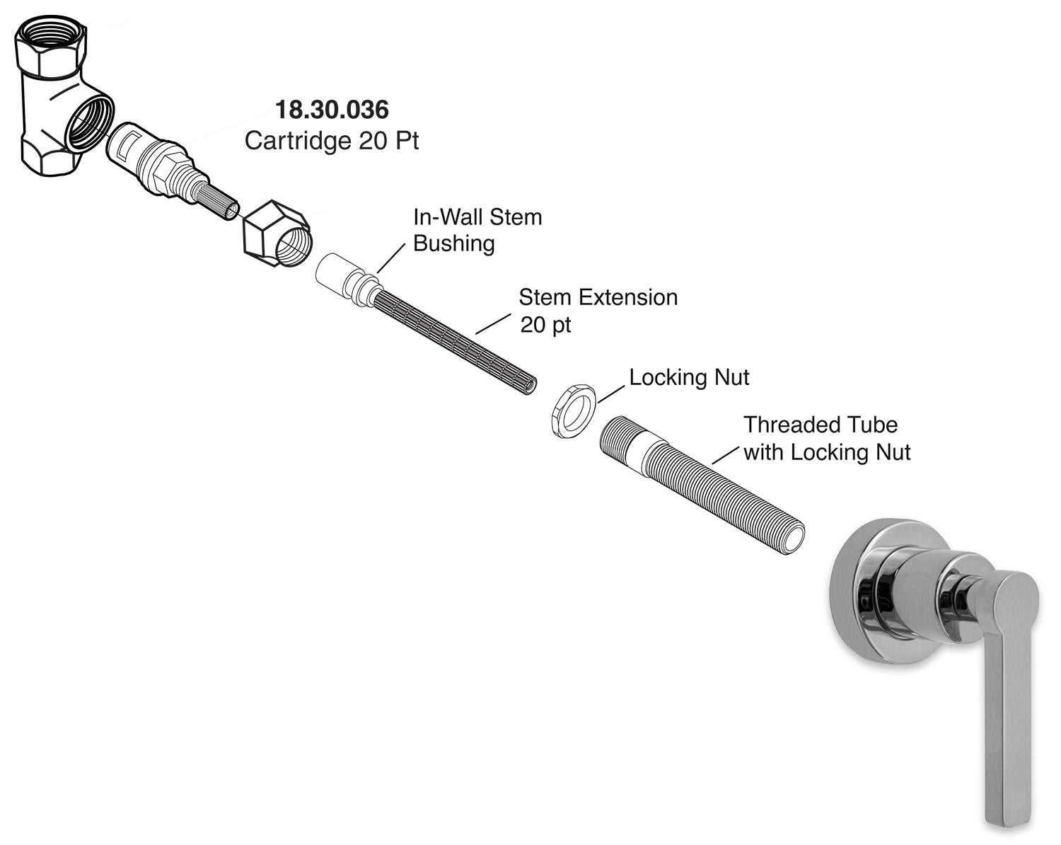 beer faucet parts diagram