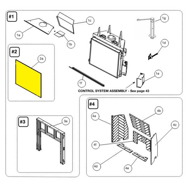 parts of a gas fireplace diagram