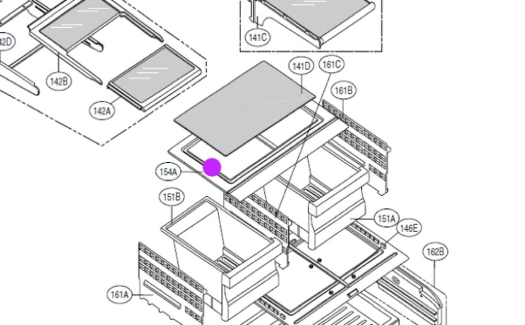 lg french door refrigerator parts diagram