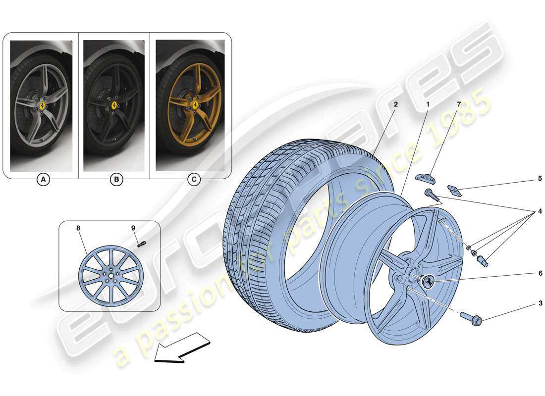 car wheel parts diagram