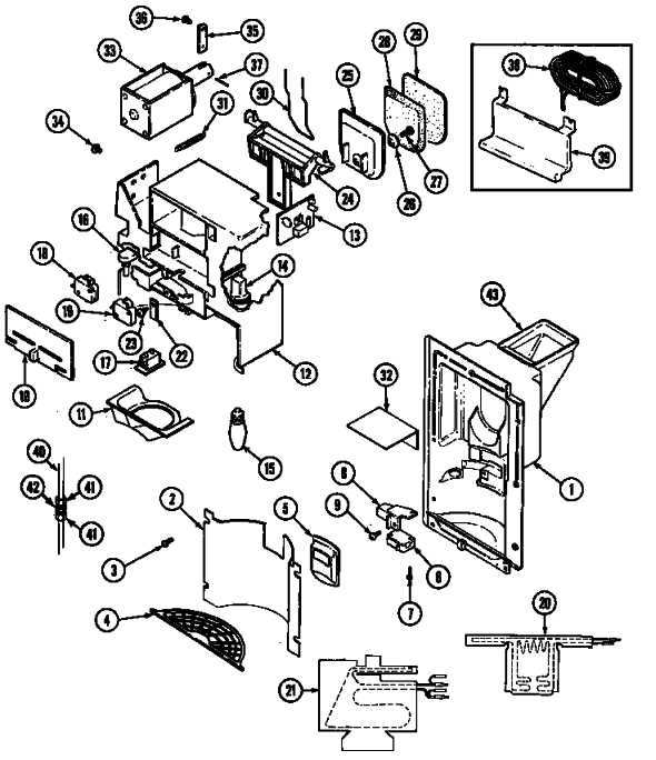 jenn air refrigerator parts diagram