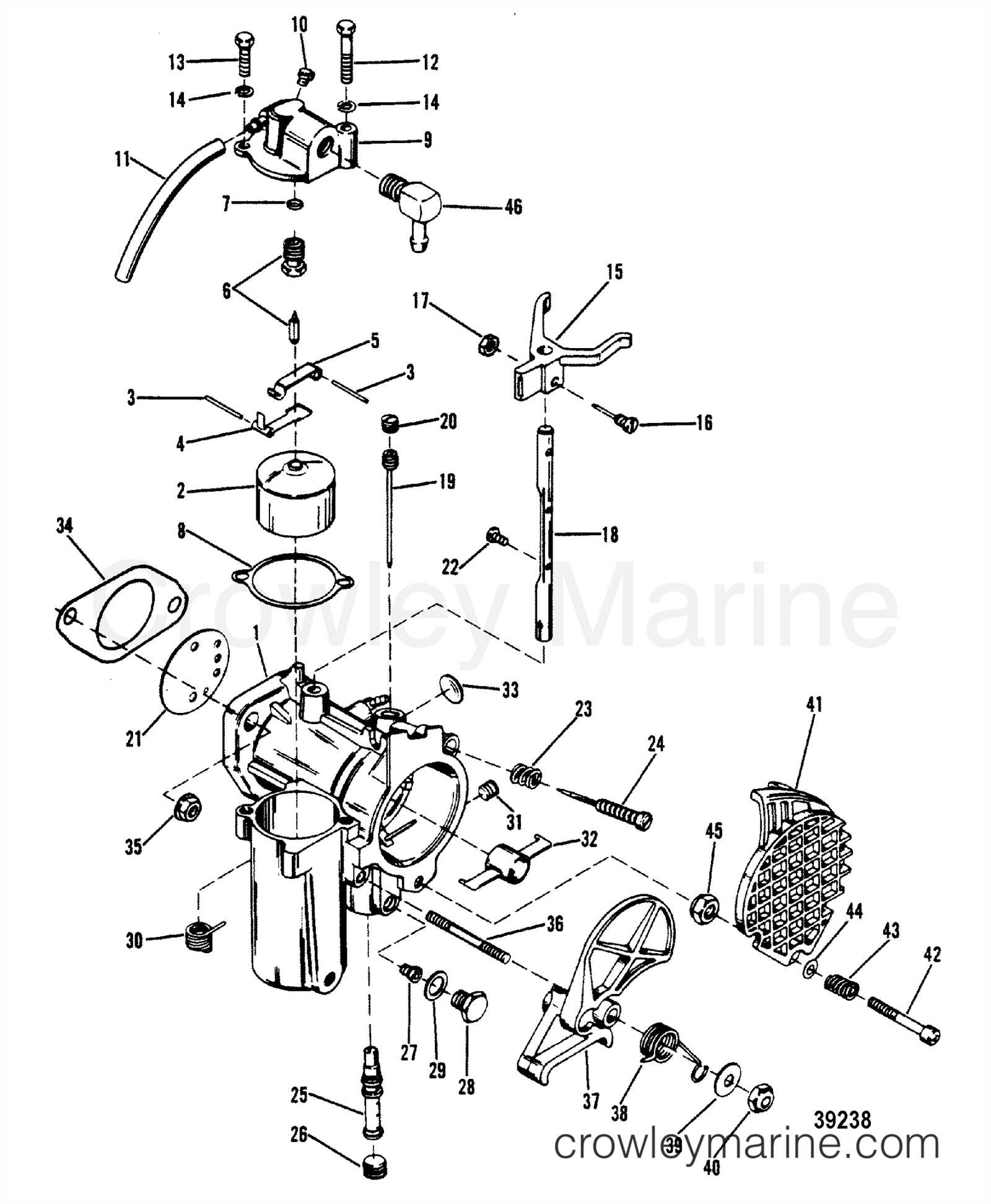 40 hp mercury outboard parts diagram