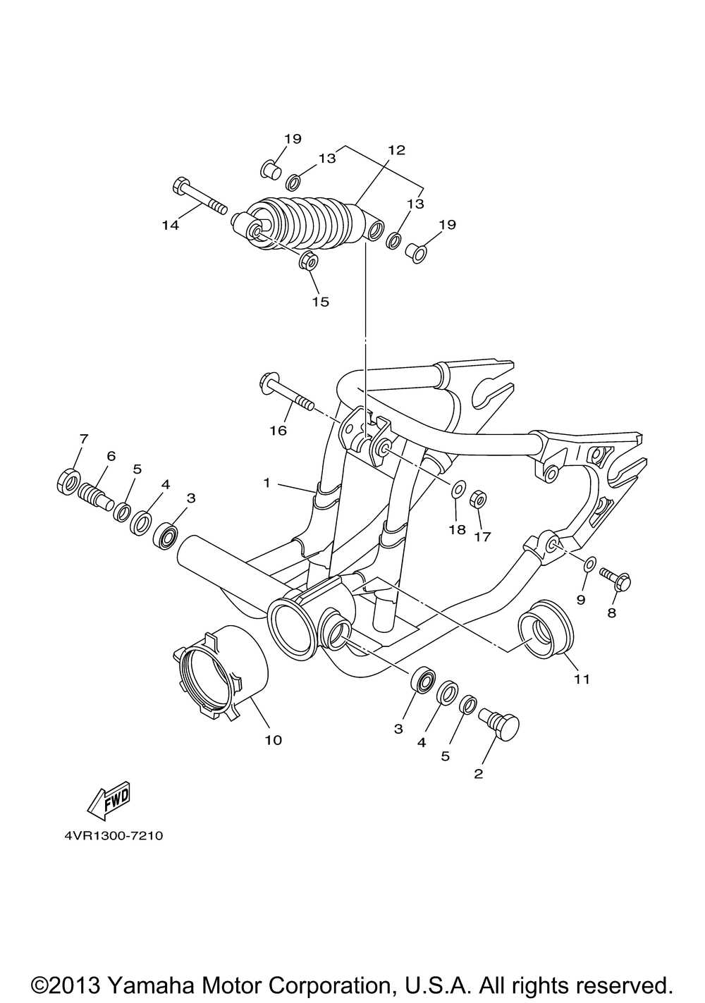 yamaha v star 650 parts diagram