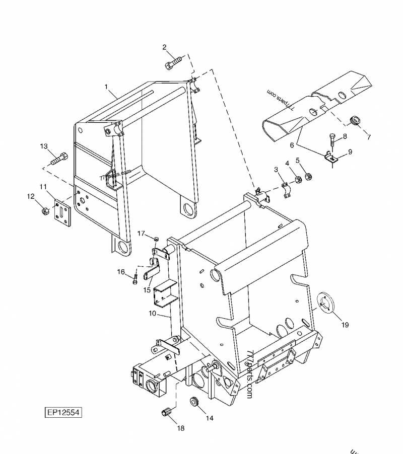 john deere 566 baler parts diagram