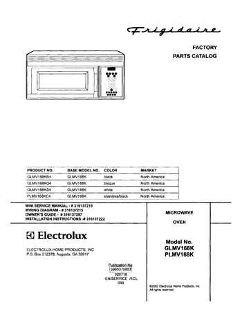 frigidaire microwave parts diagram