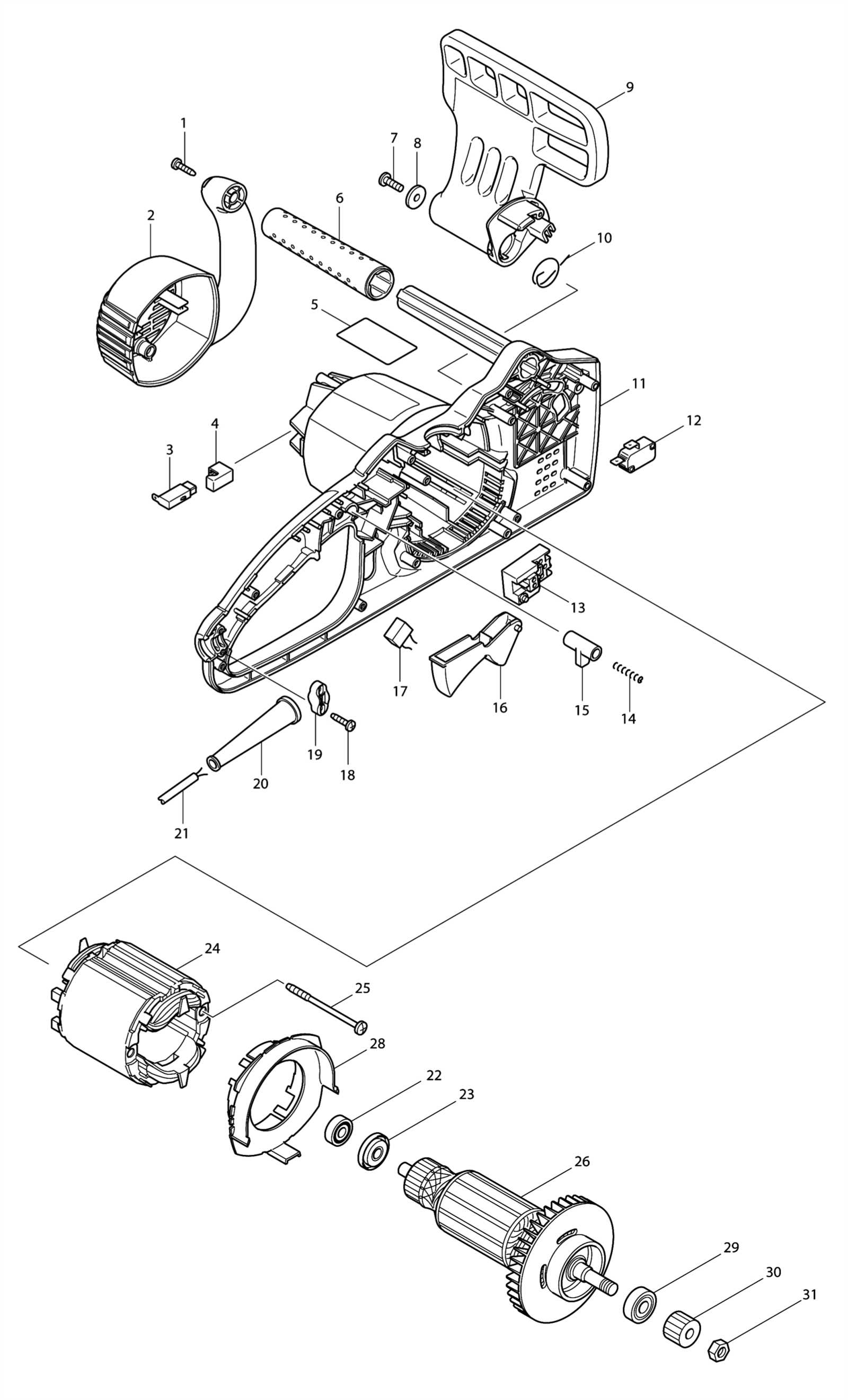 ms200t parts diagram