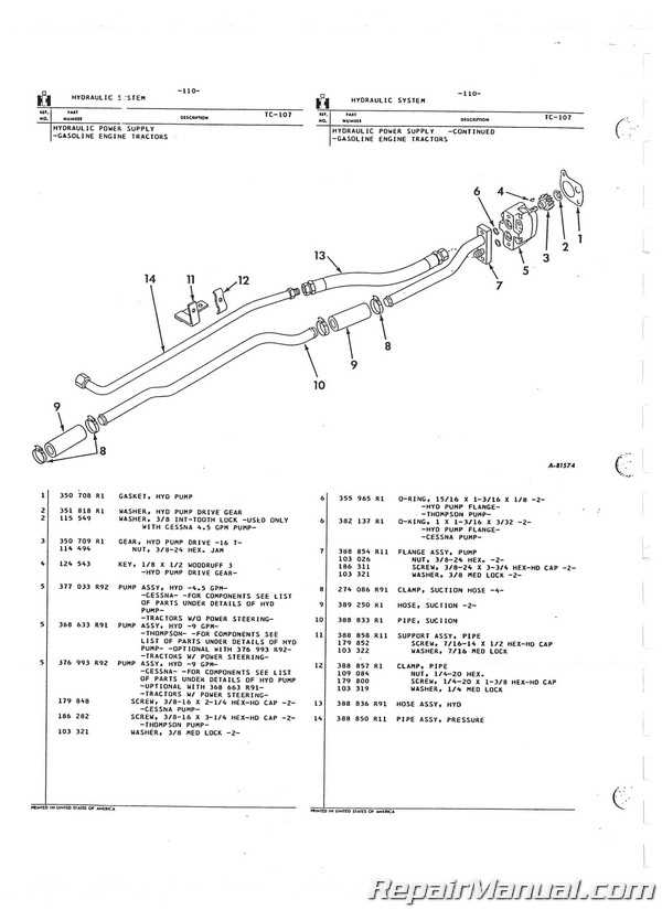 power king tractor parts diagram