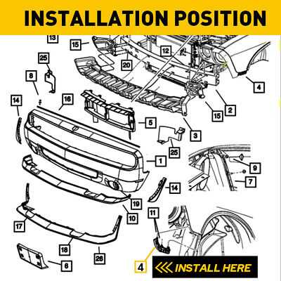 front end honda crv body parts diagram