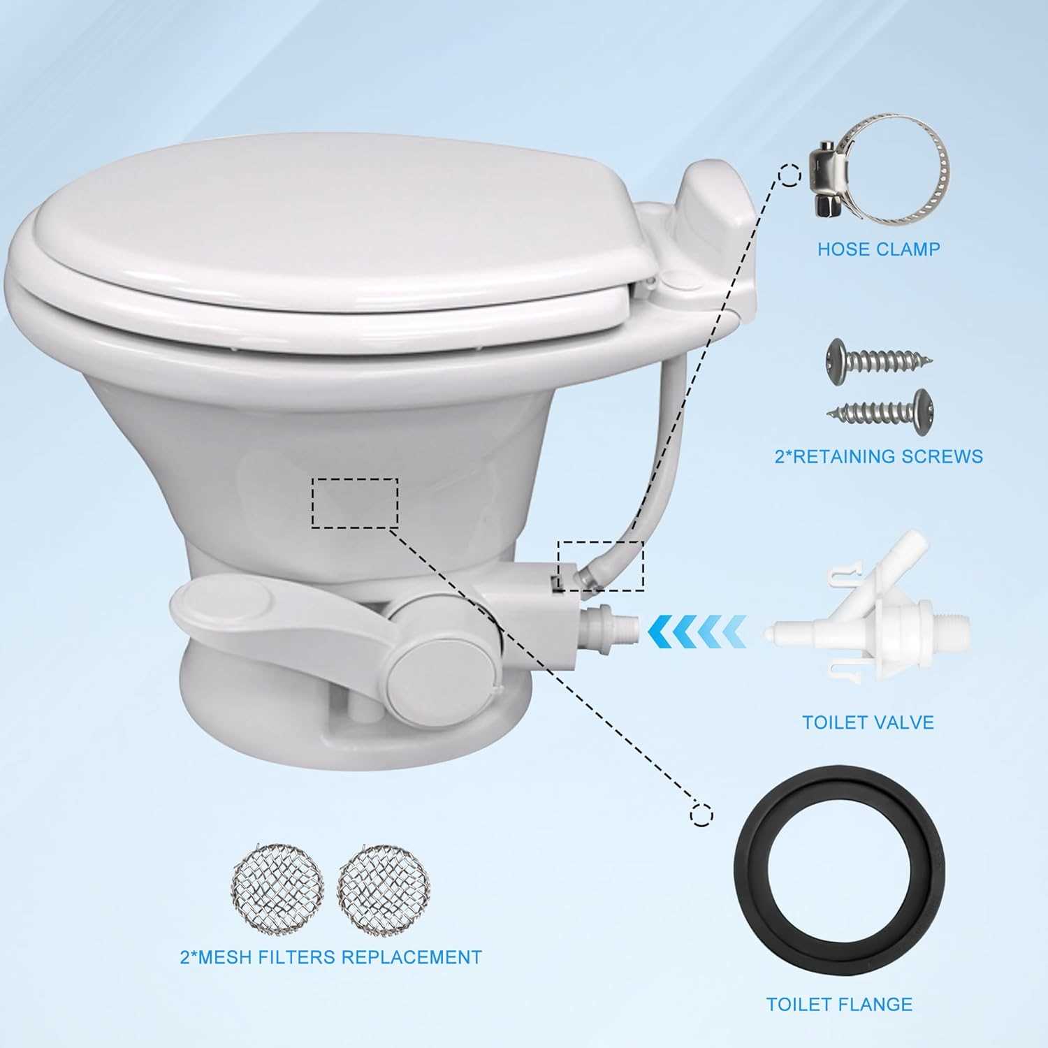 dometic 300 toilet parts diagram