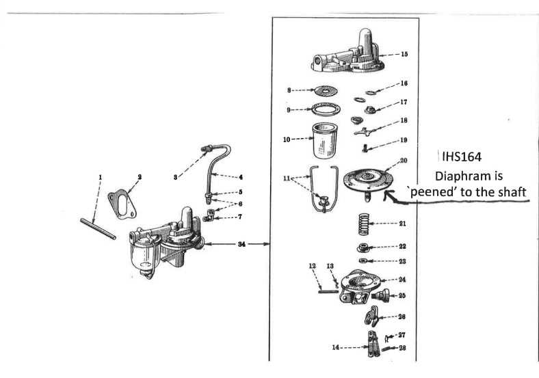 fuel pump parts diagram