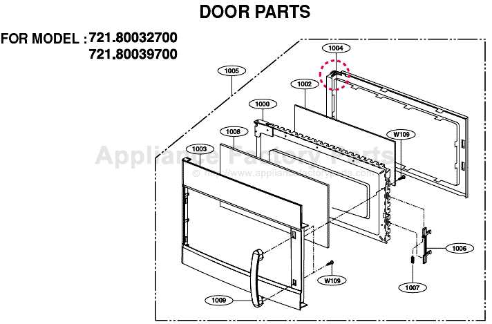 kenmore microwave model 721 parts diagram