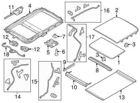 2016 ford f150 sunroof parts diagram