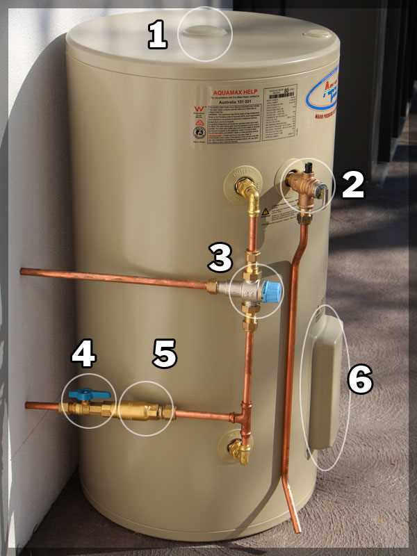 gas water heater parts diagram