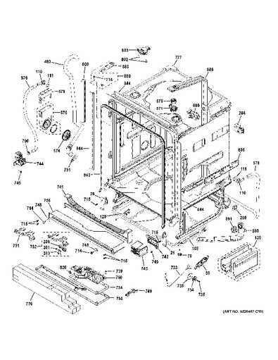 ge monogram dishwasher parts diagram