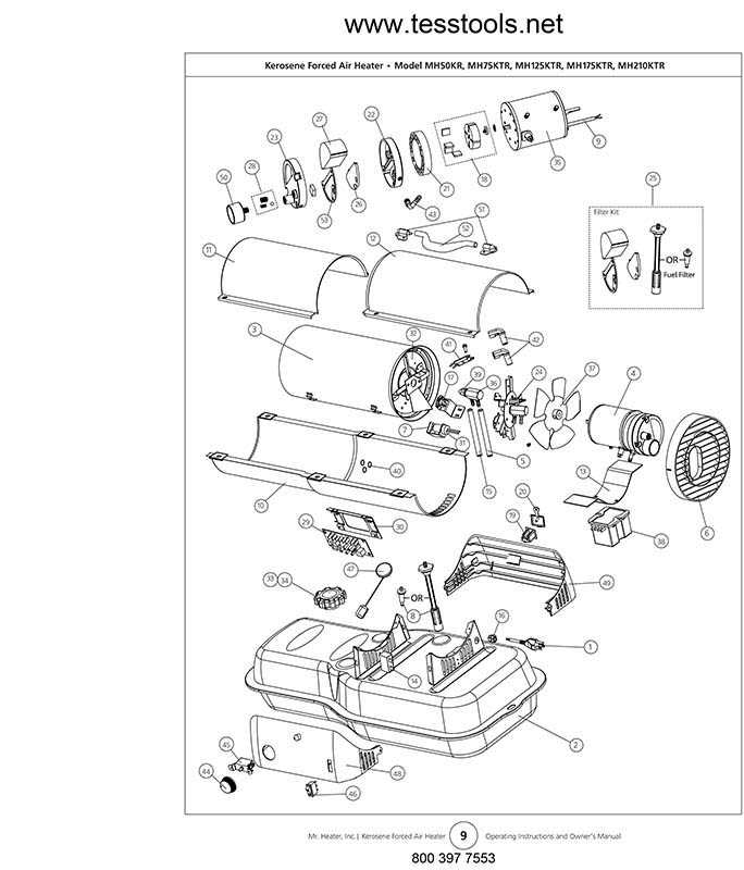 mr heater big maxx parts diagram