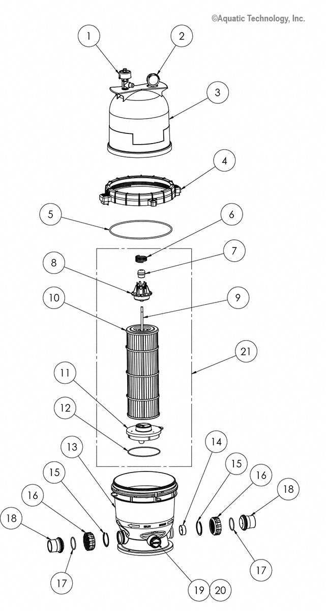 pentair chlorinator parts diagram