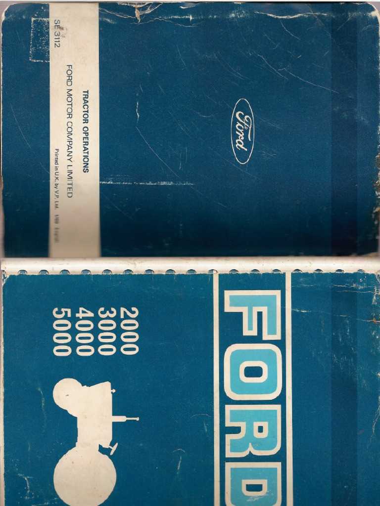 ford 5000 parts diagram