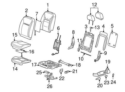 2015 chevy impala parts diagram