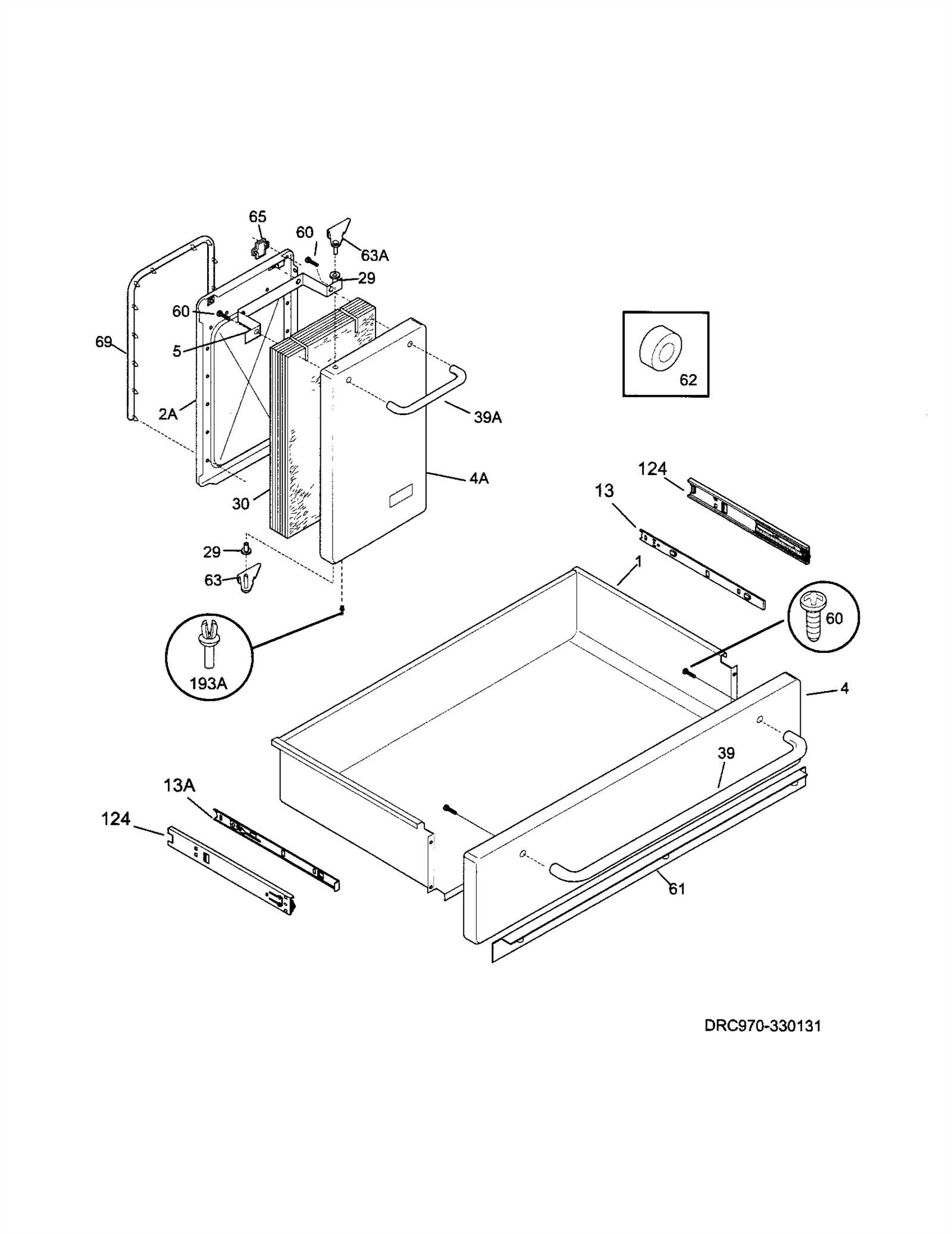 kenmore gas range model 790 parts diagram