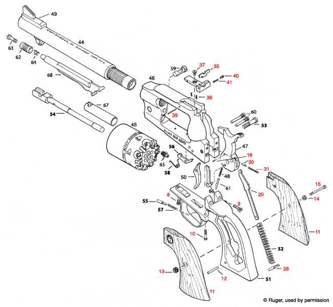 revolver parts diagram