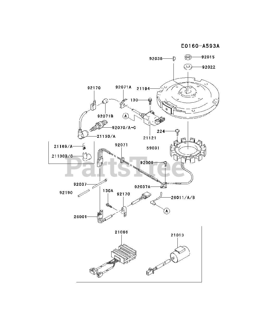 kawasaki fc420v parts diagram