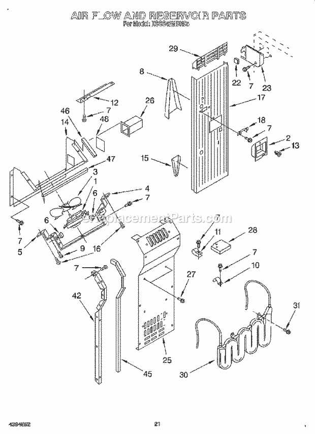 kitchenaid refrigerator parts diagram