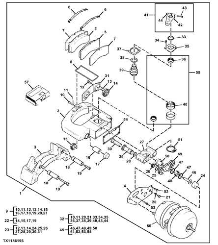 john deere 400 parts diagram