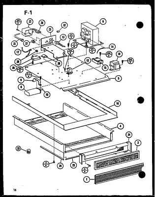 microwave parts diagram