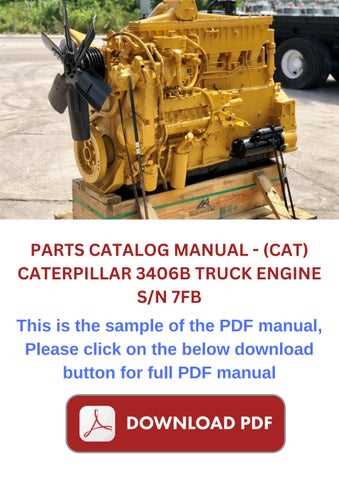 caterpillar engine parts diagram