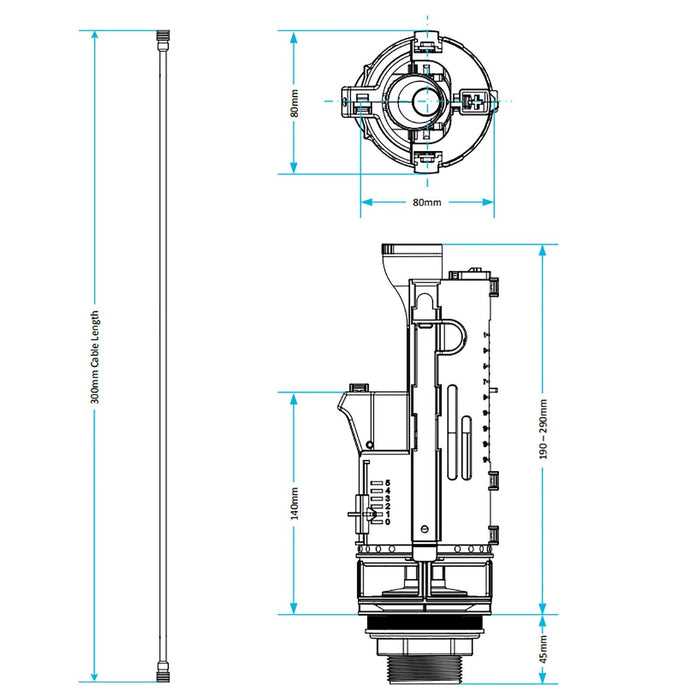 dual flush toilet parts diagram