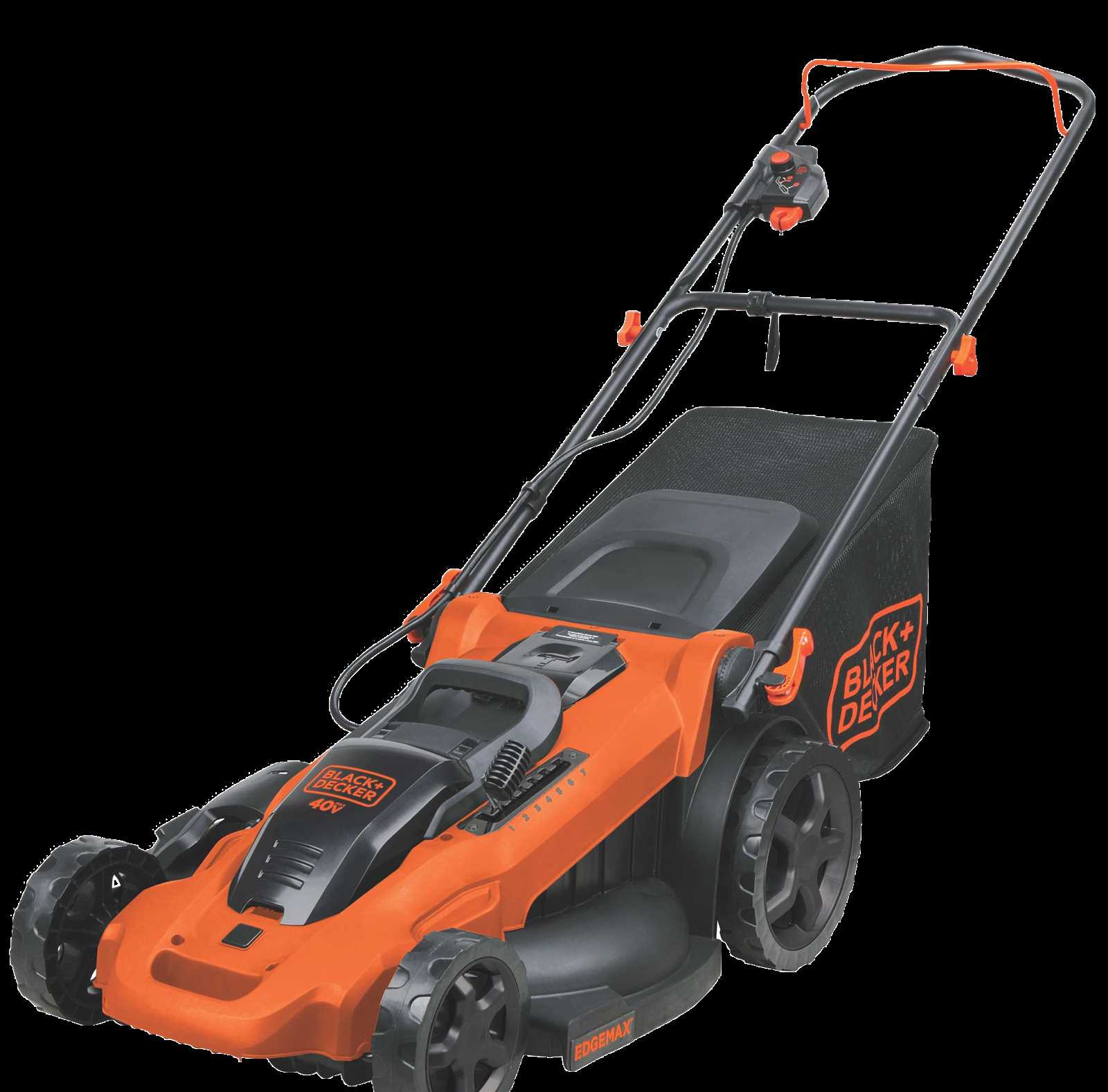 black and decker electric mower parts diagram