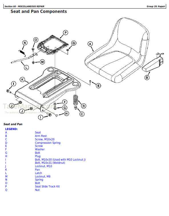 john deere z445 parts diagram