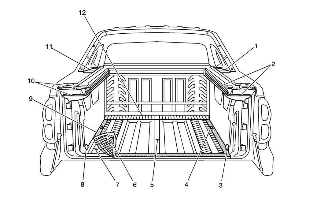 chevy avalanche parts diagram