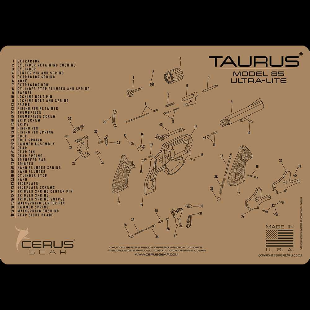 taurus judge parts diagram