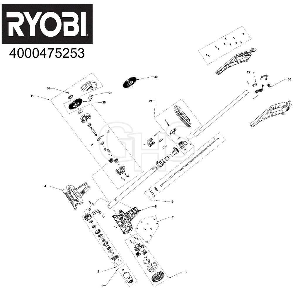 ryobi expand it parts diagram