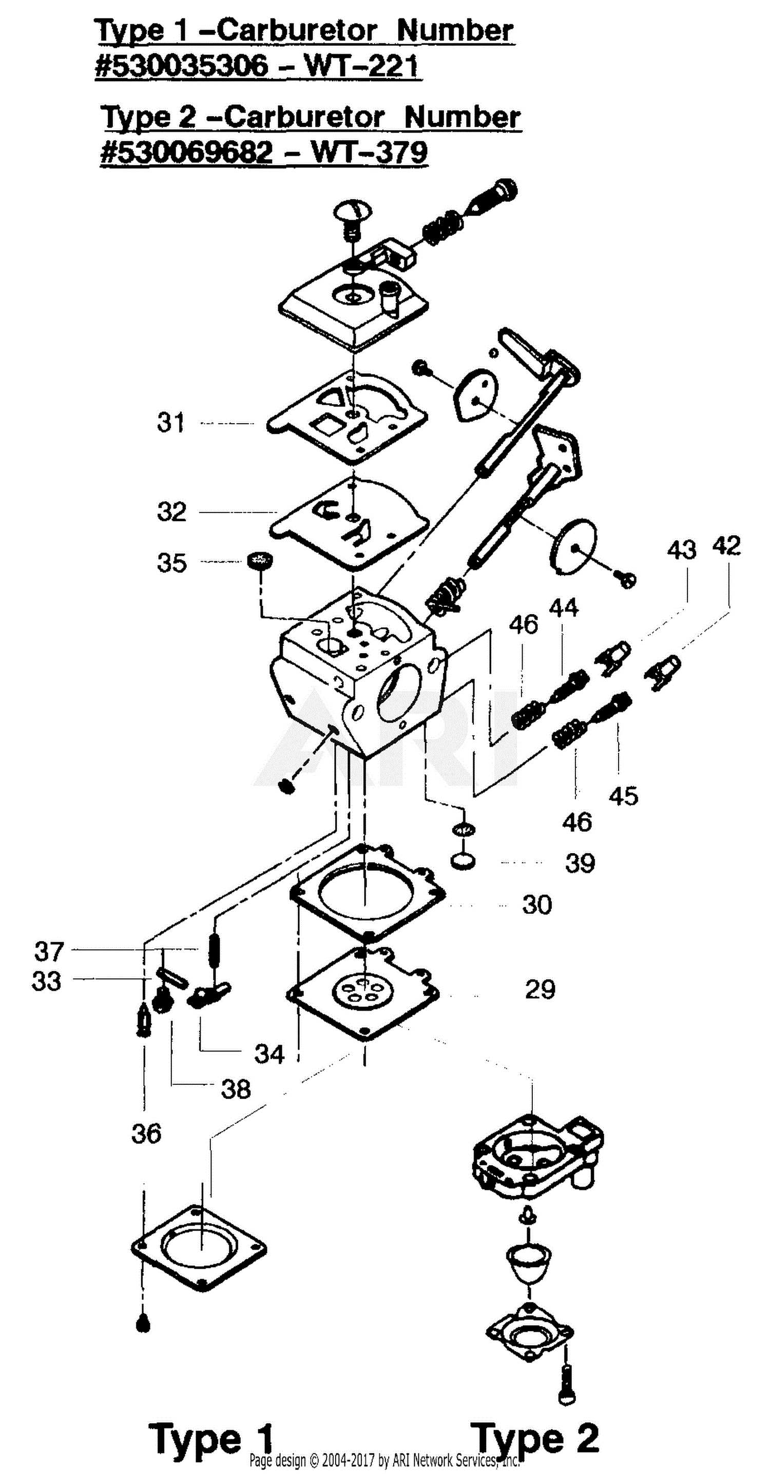 poulan pro pr2322 parts diagram