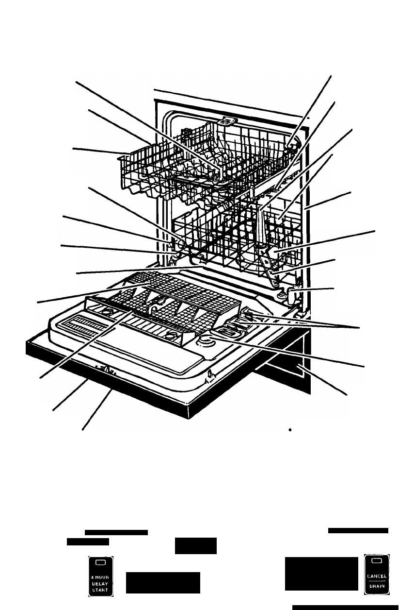 parts diagram for whirlpool dishwasher