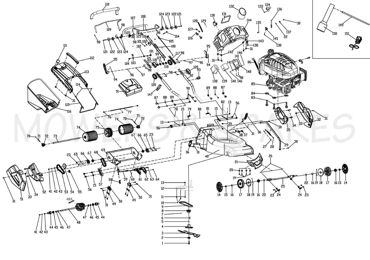 cobra 380 parts diagram