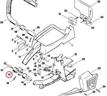 stihl 024 av parts diagram