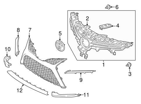 toyota camry body parts diagram