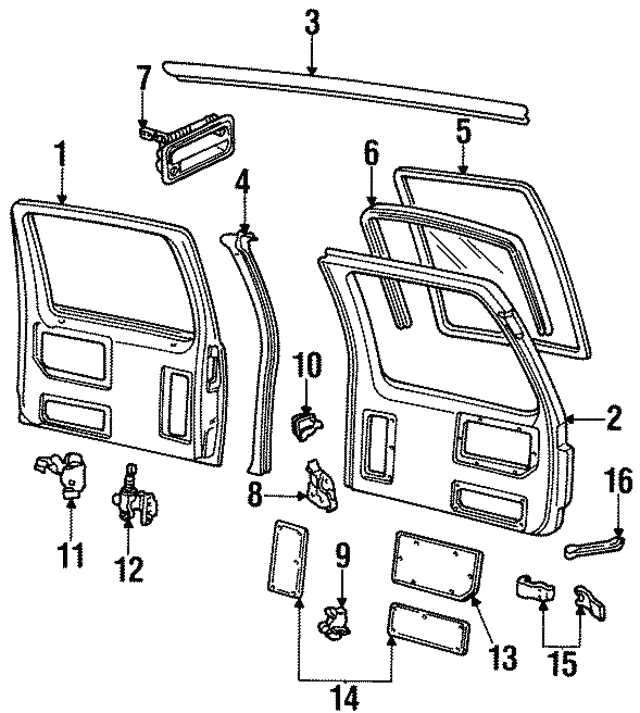 gmc topkick parts diagram