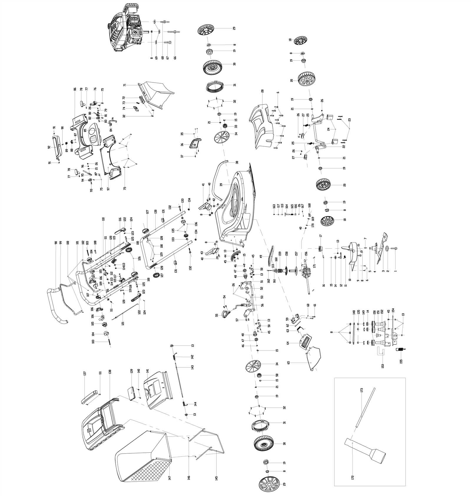 predator 173cc engine parts diagram