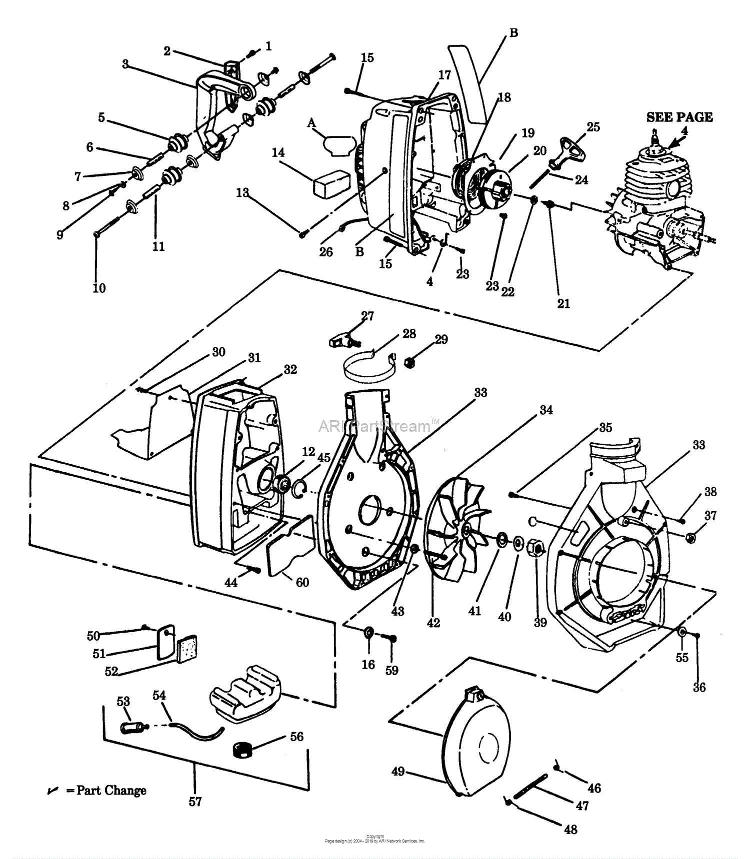 husqvarna leaf blower parts diagram